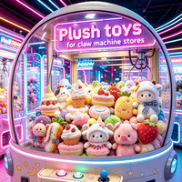 Peluche Kawaii Sushi pour machine à griffes, vente en gros, en vrac, jouet en peluche souple en forme de nourriture, prix de jeu d'arcade, recharges pour machine à griffes pour enfants