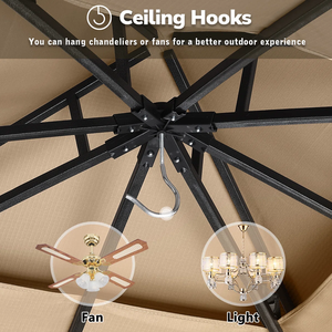 Tonnelle et Pergola, Tente de jardin, Tonnelle de jardin hydrofuge, Tonnelle, Pavillon de jardin, Tente de jardin <span class=keywords><strong>Barnum</strong></span>, Pavillon - Product Image 3