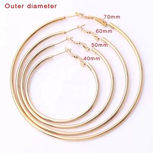 <span class=keywords><strong>Boucle</strong></span> d'oreille en acier chirurgical de haute qualité, hypoallergénique, <span class=keywords><strong>boucle</strong></span> d'oreille en <span class=keywords><strong>cartilage</strong></span>, plaquée or, femme, fine, grande <span class=keywords><strong>boucle</strong></span> d'oreille - Product Image 4