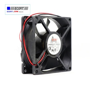 <span class=keywords><strong>ETRI</strong></span> 246DS2LP11000 24V DC 2.16W 37.4 CFM 34 dBA À Faible Bruit Ventilation Roulement À Billes Axial Ventilateur De Refroidissement - Product Image 1