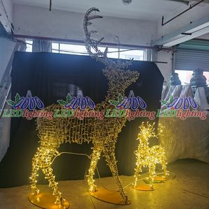 <span class=keywords><strong>OBBO</strong></span> ลายกวางเรนเดียร์และกวางมูซ3d,ไฟยีราฟกลางแจ้งทนทานต่อสภาพอากาศปี IP65 - Product Image 2
