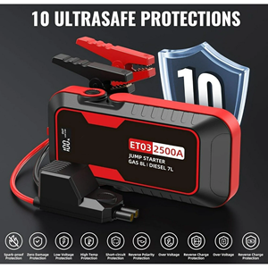 Avviatore di Emergenza Portatile per <span class=keywords><strong>Auto</strong></span> 20000mAh con Pompa d'Aria, Power Bank Multifunzione 150PSI, Avviatore Batteria <span class=keywords><strong>Auto</strong></span> 12V - Product Image 2