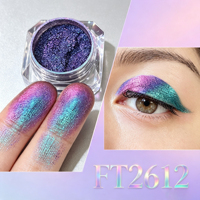 Metallischer Super-Chamäleon-Effekt Multichrom-Pigment mit Leuchtendem Farbwechsel-Puder für Nagellack, Hypershift-Muster Kompatibel
