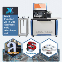 JX 6120 Automático Multifunción 3D Iluminación Metal Acero inoxidable Tiras Canal Carta Dobladora