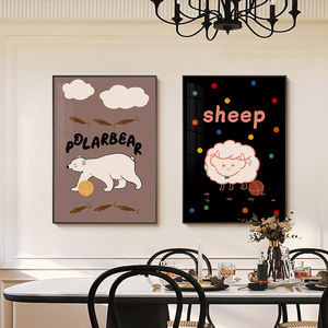 Peinture murale décorative en céramique de cristal de luxe sur le thème des dessins animés Décoration intérieure pour enfants - Product Image 6