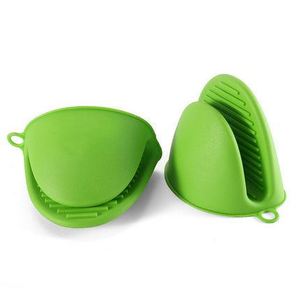 Antibacterial Eco-Friendly <b>Silicone</b> Oven Gloves <b>Waterproof</b> Oven Gloves Heat Resistant Microwave Oven Mitts Gloves - Product Image 6