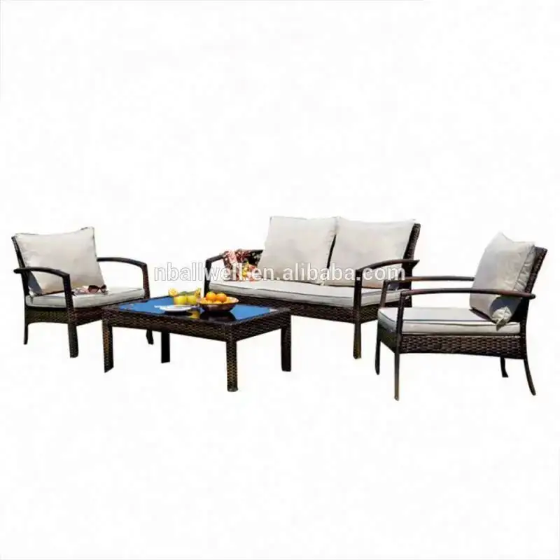 Muebles de jardín Yinzhou Living Pe Rattan, muebles de jardín de Polonia, Polonia