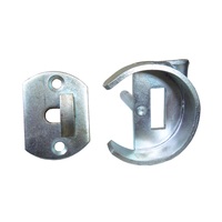 Quincaillerie de serrure de fourgonnette en acier durable de 73 mm pour porte à volet roulant de haute qualité avec un design moderne et une installation à vis