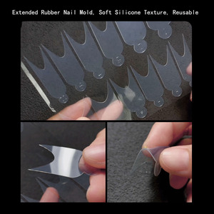 Faux Ongles à Presser 3D en Gel UV Résine ABS à 12 Pointes pour Salon de Manucure – Marque Privée - Product Image 5