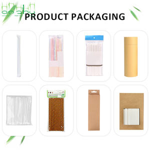 صانبة قمح طبيعية وصديقة للأحيائية قابلة للتحلل قش خيزران وورق ملون للاستعمال مرة واحدة - Product Image 5