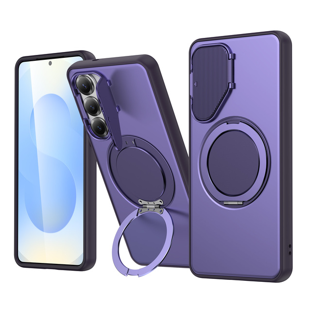 Magnetic Hybrid Phone case for samsung S24 S25 S26 ultra Full protection Car Mount Stand Mobile Phone case for Samsung S26 Plus