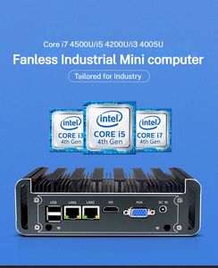 Mini Computadora Industrial Integrada Sin Ventilador de 11.ª Generación con Core I7-1185G7, Pentium 7505U, Win11, Doble LAN, RS485, HD, VGA, Mini Servidor - Product Image 5