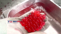 Équipement de production d'ingrédients pour bubble tea sur mesure, machine à perles de fruits