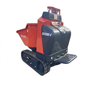 Mini-dumper de construction Kubota KC110HR-4 d'occasion, alimenté au diesel, avec chargeur sur chenilles, capacité de la benne de 0,3 m³ et forte puissance de creusement - Product Image 1