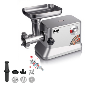 RAF 2600W <span class=keywords><strong>Picadora</strong></span> De Carne con cuchillas De Acero inoxidable Modo inverso y tolva De Metal fundido a presión - Product Image 4