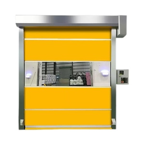 Puerta enrollable de PVC de alta velocidad, puerta enrollable rápida, puertas eléctricas para almacén - Product Image 1