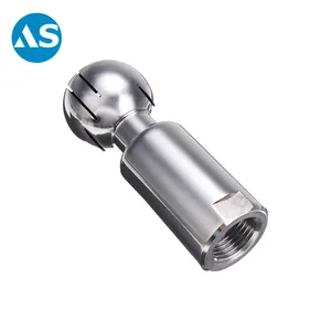 SS304 SS316L Sanitary Stainless Steel Thread Connect 360 Degree Rotary Spray Cleaning Ball