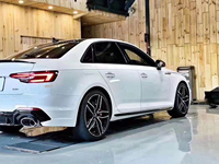 Pare-chocs arrière noir pour Audi A4 Upgrade RS4 ABT 2017-2020 Body Kit PP Material