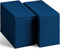 Serviettes Airlaid bleu foncé Serviettes de poche personnalisées pour une couche de familles de bars de restaurants d'hôtel