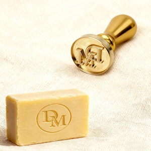 Matrice de gaufrage en laiton personnalisée pour savon - Moule à logo sur mesure pour marques de savon artisanal - Product Image 2