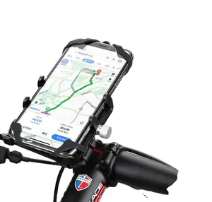 Propro7 Braket Pemegang Ponsel Sepeda Universal, Braket Klip Stang Dudukan Ponsel GPS untuk Sepeda Universal