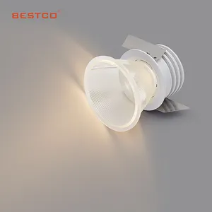 European Style Outdoor Round 9w 12w 15w Cri 90 Cob Deep Anti Glare Recessed Spot Led Downlight