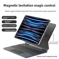 Keyboard Smart Linker RGB Backlit untuk iPad Tablet Notebook & Laptop Pengisian Daya Kontak Pin Digunakan dengan Keyboard Magnetik USB Magic