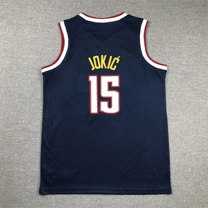 Bán buôn chất lượng hàng đầu của nam giới 15 nikola jokic 1 Porter jr. 50 Gordon 27 Murray 0 Braun thêu khâu áo bóng rổ - Product Image 2
