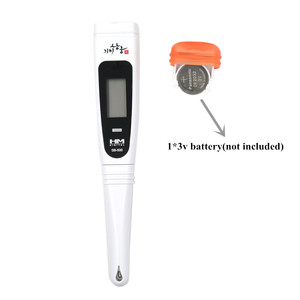 เครื่องวัดคุณภาพน้ำแบบพกพา Hm Digital SB-500 สำหรับวัดความเค็มและค่า pH สำหรับสระว่ายน้ำ ห้องปฏิบัติการ การเพาะเลี้ยงสัตว์น้ำ ปากกาวัดความแม่นยำสูง - Product Image 1