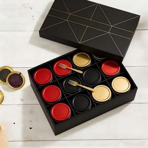 Boîte Cadeau Haut de Gamme Personnalisée avec Logo, Biodégradable, Gaufrée, pour <span class=keywords><strong>Caviar</strong></span> de Saumon <span class=keywords><strong>Russe</strong></span>, de Poisson Volant et de Perle, Fermeture Magnétique - Product Image 2