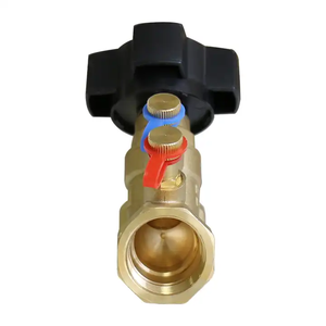 DN20真ちゅう製調整圧力流量計バルブ回路流体制御バルブ静的バランシングバルブ (テストポイント付き) - Product Image 5