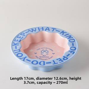 Modern Eco-Friendly Anti-Black Chin Anti-Knock Cerâmica <span class=keywords><strong>Dog</strong></span> Food Bowl Cat Pet Suprimentos para alimentação e rega - Product Image 6