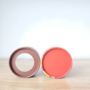 <span class=keywords><strong>Madame</strong></span> Brésil Art Series Red Paper Tube Box mit Fenster deckel Individuell bedruckte Zylinder verpackung für Kaffee Tee Geschenk - Product Image 3