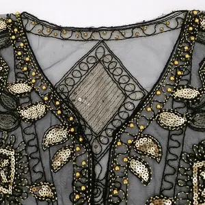 Nuovi Scialli Anni '20 per Donne, Scialli da Sera con Paillettes e Perline per Donne, per Occasioni Formali/Feste/Matrimoni/Spettacoli Notturni Stile Harlem - Product Image 4