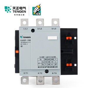 Contactor de CA Tengen CJX2F-150, 150A, 3 Polos, Montaje en Riel DIN, 380V/220V - Product Image 1