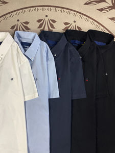 Chemise polo pour homme à manches courtes en coton classique brodée avec le logo RL, décontractée et élégante # RL-2213 - Product Image 2