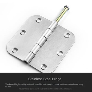 Петля из нержавеющей стали с доводчиком, скрытая, толщина 2,5 мм, угол открывания 180°, современный дизайн, настенная, 35 мм, для гостиной - Product Image 6