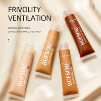 OEM/ODM 10h Fond de teint liquide mat longue durée Vegan imperméable à l'eau sans changement de couleur marque privée maquillage doux pour foncé