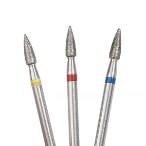 Diamond Nail <b>Drill</b> <b>Bit</b> Electric Manicure <b>Drill</b> Accessory for Cuticle Removal Clean Nails Pedicure Salon Tool Nail <b>Drill</b> <b>Bit</b> - Product Image 1