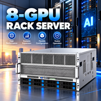 OEM ODM 8 GPU Server Factory AMD SP5 High Performance Server for AI Simulation Robotics and Autonomous Systems