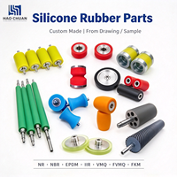 Pièces en caoutchouc silicone personnalisées -60 ℃   ~ 230 ℃   Pièces conductrices collées pour l'amortissement des vibrations et la dissipation statique dans l'électronique
