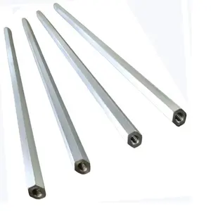 Galvanized Polished Iron Internally Hollow Thread Rod Stainless Steel Mechanical Milling