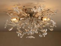 Nouveau Lustre Moderne 2026 en Forme de Couronne, Suspension LED en Fer et Cristal de Haute Qualité pour Salon et Restaurant