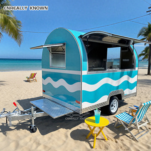 Camión/Carrito móvil OEM para venta de cerveza, helados, hot dogs, pizza y café, de acero inoxidable, con equipo de cocina. - Product Image 2