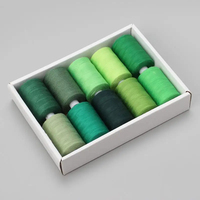Fil à coudre de couleur, fil en polyester, bobine de fil à coudre, machine à broder à la main, bobine pour kit de couture à domicile