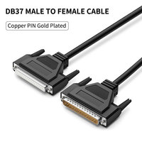 Kabel Db37 37pin Male ke Female M/f Serial Port Kabel Ekstensi Data Printer Wire Harness