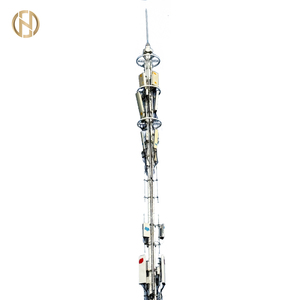 Monopole en acier de tour de Wifi de télécom de Cdma sans fil de télé<span class=keywords><strong>communication</strong></span> avec des télécom de prix concurrentiel - Product Image 6