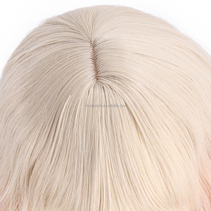 <span class=keywords><strong>Perruque</strong></span> de cosplay courte et colorée style Egg Roll d'Enid Sinclair, modèle Wednesday " La Petite Fille Loup 2 " - Product Image 3