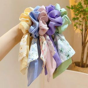 Pita kepang 10 buah/set 8 inci warna solid pita rambut panjang busur bebek klip rambut tagihan - Product Image 3