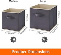 Bacs en tissu pliables organisateurs multicolores paniers d'organisation décoratifs pour étagères pour placard buanderie